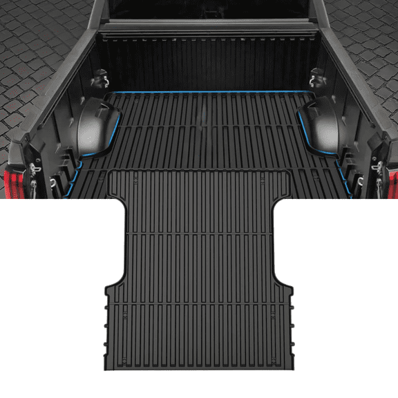 Nilight 5.5FT Truck Bed Mat for Toyota Tundra CrewMax 20222025, Textured TPE Bed Floor Guard for Short Bed Trucks, Non-Slip Cargo Protection