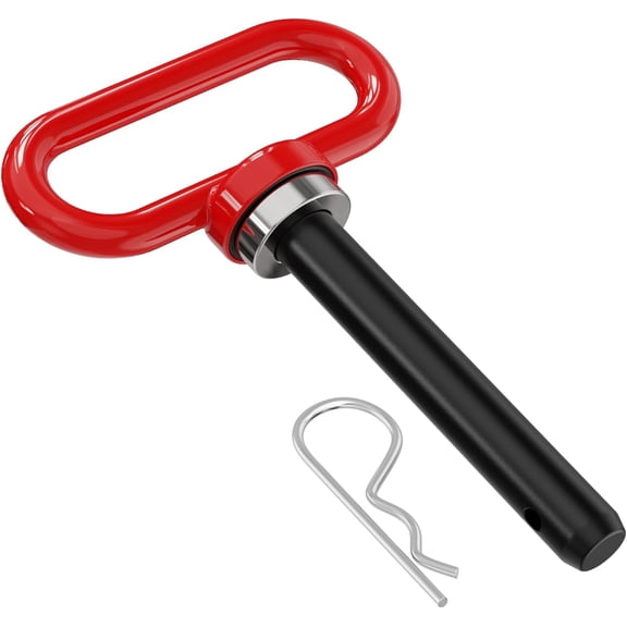 Nilight 5/8 Inch Diameter Heavy Duty Ultra Strong Neodymium Magnet Trailer Hitch Pin Red for Lawn Mower, Tractor, Towing Cargo, ATV Trailer