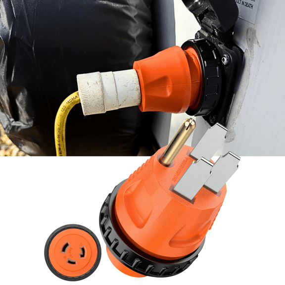 50A to 30A Motorhome Power Plug Twistlock 14-50P to L5-30R 50A Plug to 30A Outlet for Motorhome Generator