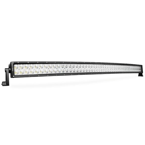 Nilight 50Inch 288w Curved LED Work Light Driving Fog Lamp LED Light Bar Offroad Lighting for SUV UTE ATV Truck 4x4 Boat, 2 years Warranty