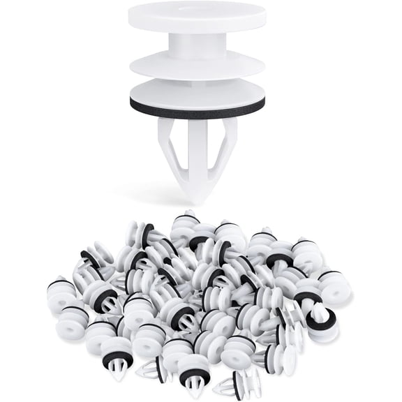 Nilight 50PCS Door Trim Panel Retainer Clips for GM Chevrolet GMC Cadillac Hummer, Replacement for OEM 11519031, Interior Door Panel Fasteners for Silverado Sierra Tahoe Yukon Camaro CTS ATS SRX