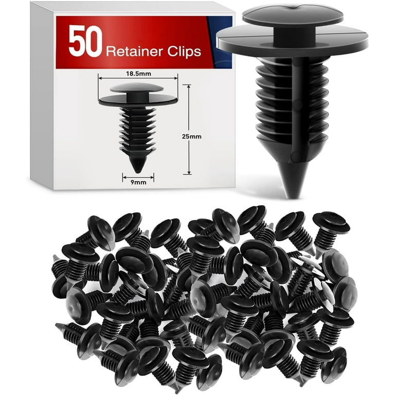 Nilight 50PCS Interior Door Panel Clips Rivet Retainer Fender