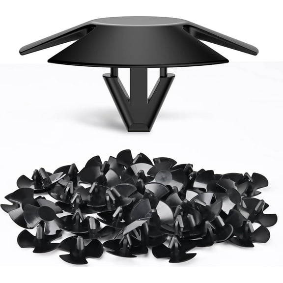 Nilight 50Pcs 8.7mm Hole Hood Insulation Push-Type Retainer Clips Compatible with Chrysler 4878883AA Dodge 1996-2005 Neon 2009-On Jeep Grand Cherokee