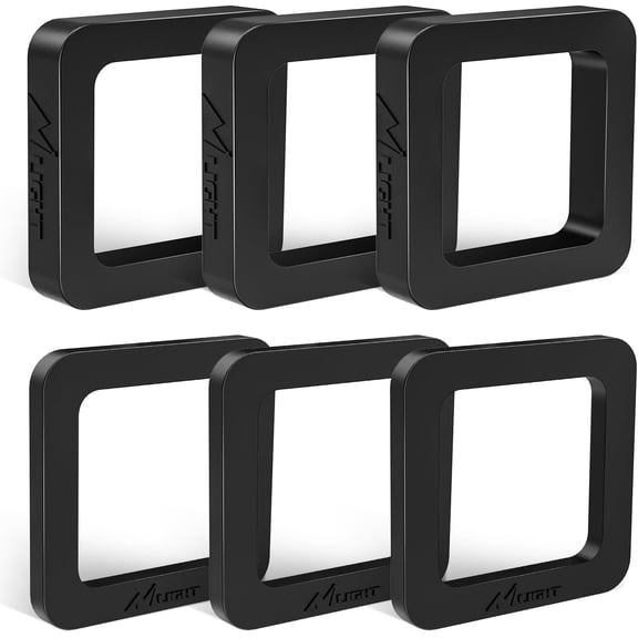 Nilight 6 Pack-Multiple Size Combination 2.5Inch Hitch Receiver Silencer Pad Reduce Rattle and Noise Between Receivers and Tow Hitches Fits for 2.5Inch Trailer Hitch Receiver