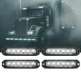 thumbnail image 1 of Nilight 6LED Emergency Strobe Lights 4PCS Ultra slim Surface Mount Hazard Caution Light bar 12-24V Sync Feature Warning Flashing Light kit for Truck Car Vehicle ATV SUV UTV White, 1 of 9