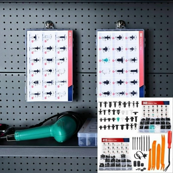 820Pcs Car Push Retainer Clips Auto Fasteners Assortment -36 Sizes Nylon Bumper Fender Rivets and Fasteners Remover for Ford GM Toyota Honda Chrysler BMW Benz Nissan Subaru Audi Mazda