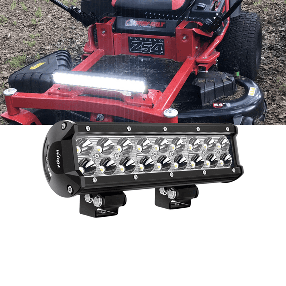 Nilight 9-Inch LED Spot Light Bar 54W 3600LM, Compact Off-Road Fog & Driving Lamp, Waterproof Work Light for Truck SUV ATV UTV Pickup Boat Tractor Camper 4x4