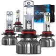 thumbnail image 1 of Nilight 9005 9006 Combo LED Headlight Kit 9005/HB3 High Beam and 9006/HB4 Low Beam 6500k 9005 9006 LED Bulb Cool White IP67, 1 of 6