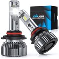 thumbnail image 1 of Nilight 9005/HB3 LED Headlight Bulbs 9005 High Beam Headlight Bulb 6500k 14000LM 9005 LED Bulb Cool White IP67, 1 of 6
