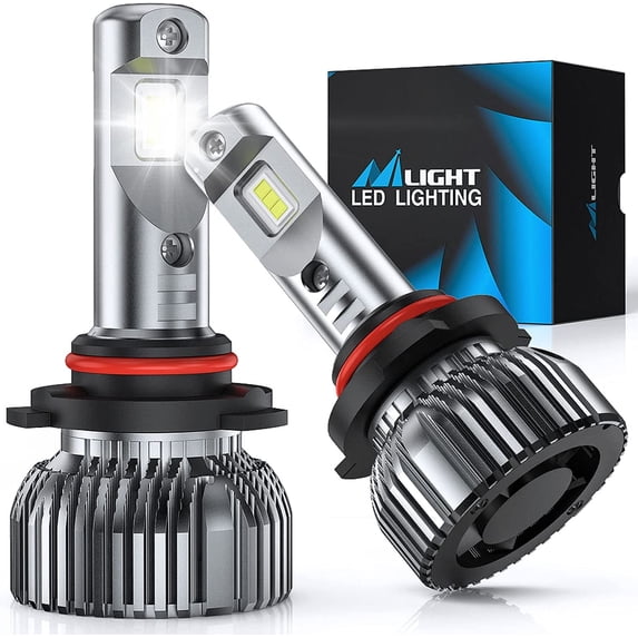 Nilight 9005/HB3 LED Headlight Bulbs 9005 High Beam Headlight Bulb 6500k 14000LM 9005 LED Bulb Cool White IP67
