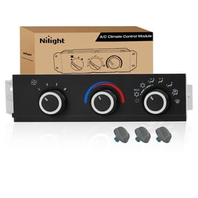 Nilight A/C Heater Climate Control Module Switch Panel Compatible with 2006-2020 Chevrolet Express/Savana 1996 1997 1998 1999 2000 2001 2002 2003 2004 2005 GMC Safari/Chevy Astro