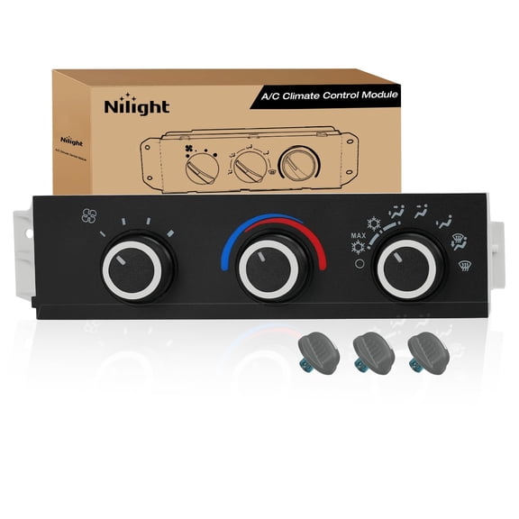 Nilight A/C Heater Climate Control Module Switch Panel Compatible with 2006-2020 Chevrolet Express/Savana 1996 1997 1998 1999 2000 2001 2002 2003 2004 2005 GMC Safari/Chevy Astro