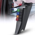 thumbnail image 1 of Nilight A-Pillar Switch Pod 12V Left Driver Side A Pillar Rocker Panel with Backlit Label Stickers Pre-Wired On Off 4 Color Toggle Switches for Jeep Wrangler JK JKU 2011-2018, 1 of 8