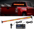 thumbnail image 1 of Nilight Amber Red 144LED Strobe Light Bar with Controller for Front/Rear Windshield Warning Lights Cars Trucks, 1 of 9