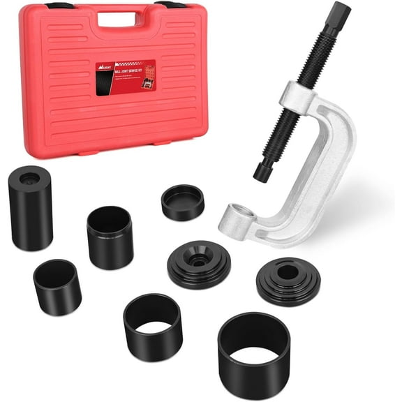Nilight Ball Joint Press kit with 4x4 Adapters, Ball Joint Remove and Install Tools, 10 PCS Ball Joint Service Kit for Most 2WD and 4WD Cars and Light Trucks