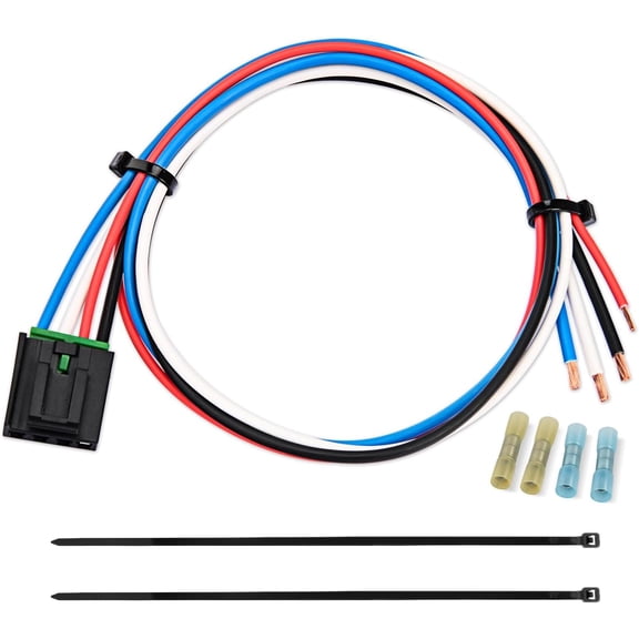 Nilight Brake Control Wiring Harness Adapter for Tekonsha Reese and Draw-Tite Trailer Brake Controller Side Plug 31-Inches Towing Hitch Trailer RV