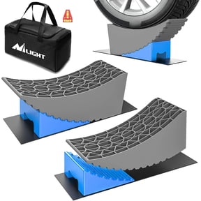 Nilight Camper Leveling Blocks 6 Inch, RV Wheel levelers for Single Dual Axle Travel Trailers, 2 Packs