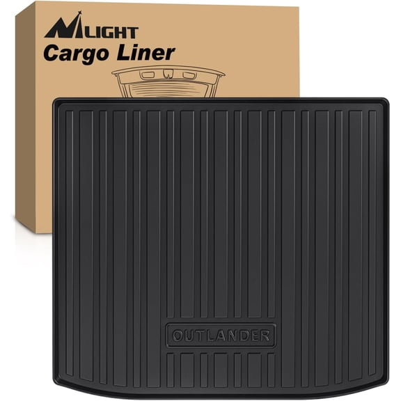 Nilight Cargo Mats for Mitsubishi Outlander 2022 2023 2024 2025 (Not for PHEV or Sport Models),All Weather Protection Heavy Duty Cargo Liners