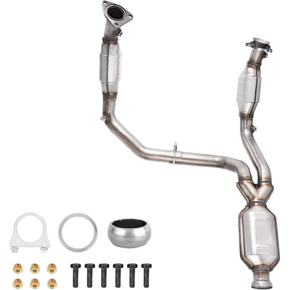 Nilight Catalytic Converter for Chevy Silverado 1500 Avalanche 2009-2013 / Suburban 1500 Tahoe GMC Yukon 2009-2014 / GMC Sierra 1500 Cadillac Escalade Hybrid 2010 2011 2012 2013 (EPA Standard)
