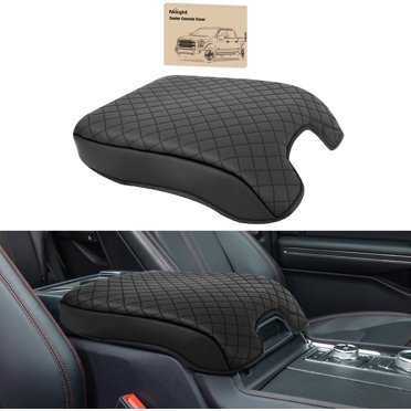 Pieliz PU Leather Door Panel Armrest Cover For Ford F150 Lariat 2015-2018 – Black