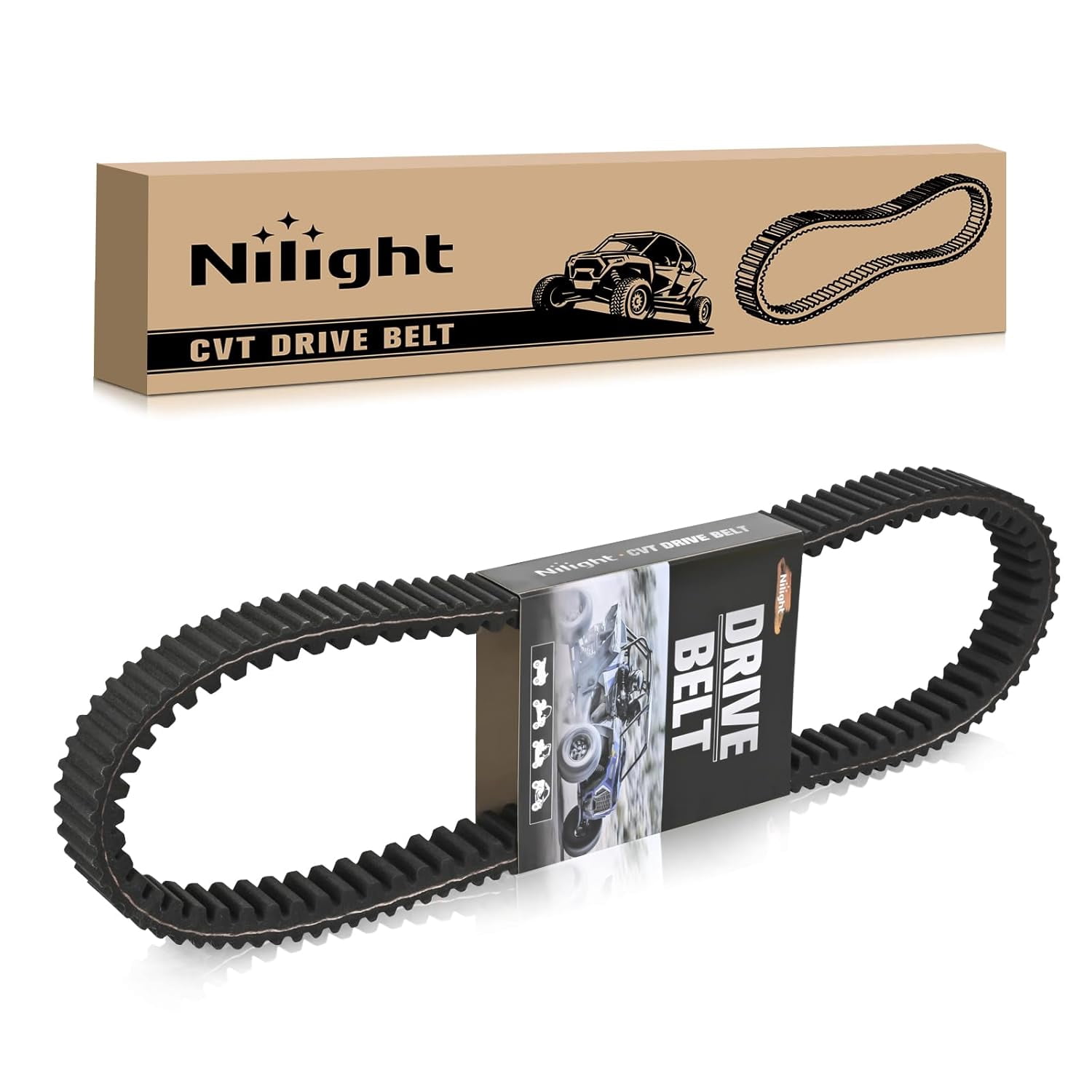 Nilight Drive Belt Replacement for Polaris Ranger Extreme Badass CVT Drive Belt Fit for 2013-2019 Polaris Ranger XP 900 1000, 570, Crew 900 ACE 325 Models and More, EPS, Premium, Deluxe,1 Pack