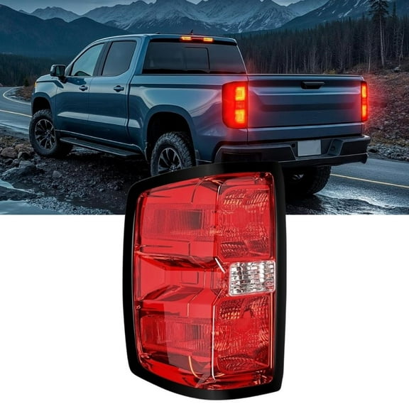 Nilight Driver Side Taillight Assembly for 2014 2015 2016 2017 2018 2019 Chevy Silverado 1500 2500HD 3500HD 2015-2019 GMC Sierra 3500HD 2019 Silverado 1500LD OE Style Rear Lamp