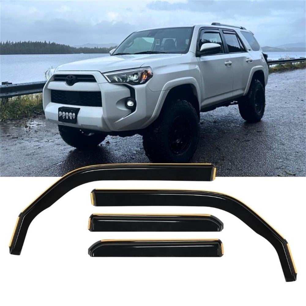 Nilight 4 Pcs Durable Rain Guards for Toyota 4Runner 2010-2024 Vent ...