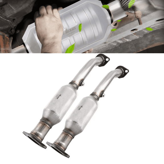 Nilight EPA Standard Rear Driver & Passenger Side Catalytic Converter Compatible with Nissan Frontier Pathfinder Xterra NV1500 NV2500 NV3500 4.0L 2005-2017 Direct-Fit Cat Converter