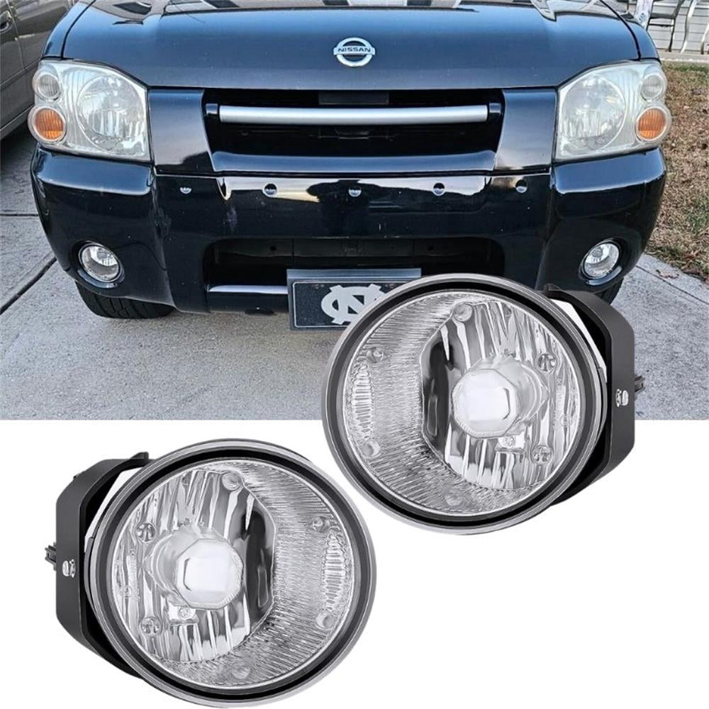 Fog Light Assembly for 2000 2001 Nissan Maxima 2000 -2003 Nissan Sentra & Frontier 2002-2004 Nissan Xterra with Clear Lens Fog Lamps Replacement