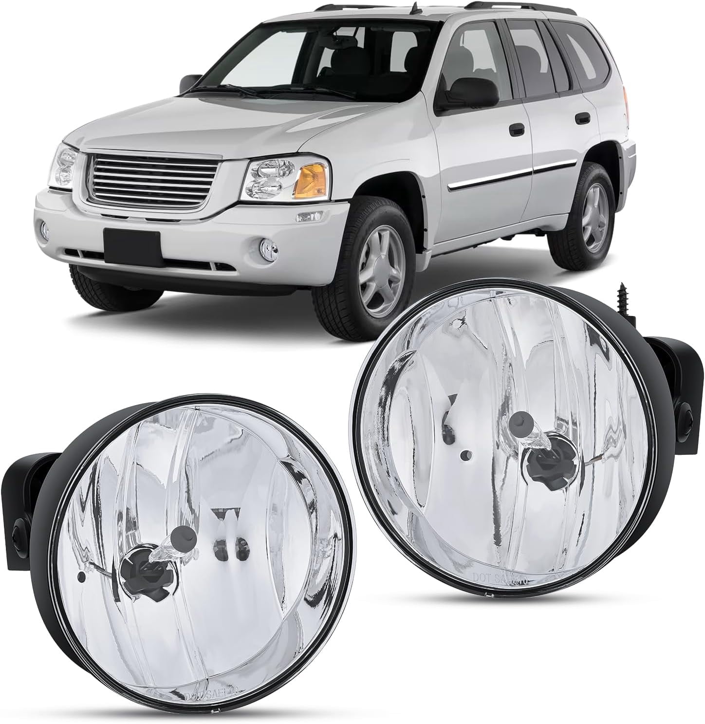 Nilight Fog Light Assembly Compatible with 2007 2008 2009 2010 2011 ...