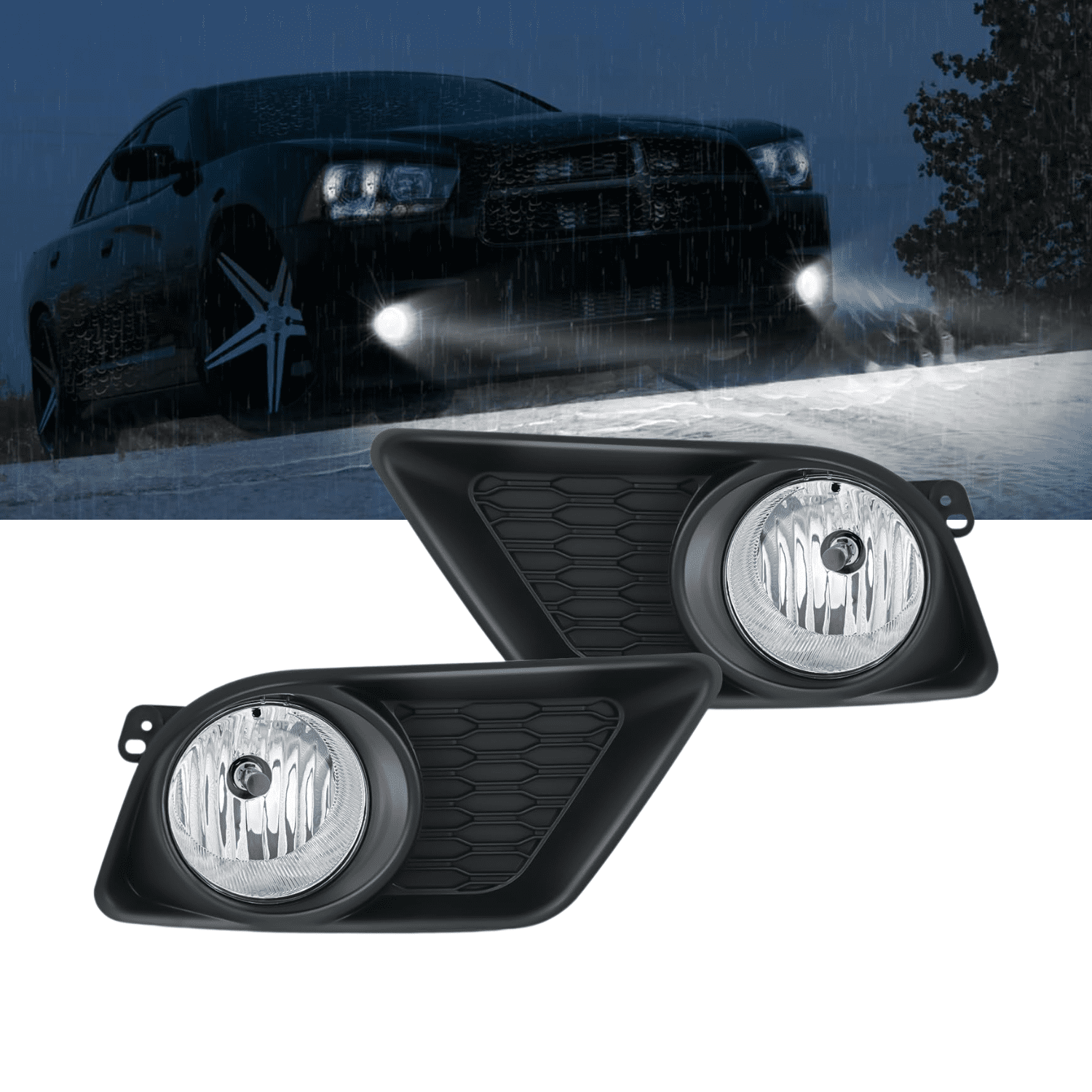 2011 dodge charger led fog lights Nilight Light Assembly with Clear Lens for 2011–2014, 9006 12V 51W Bulbs, Driver & Passenger Side (Not for SRT8 Models) 2018 JEEP GRAND CHEROKEE FLAVOR:FROZEN WATERMELON fume recharge plus zero Strawberry Ice Flavor —