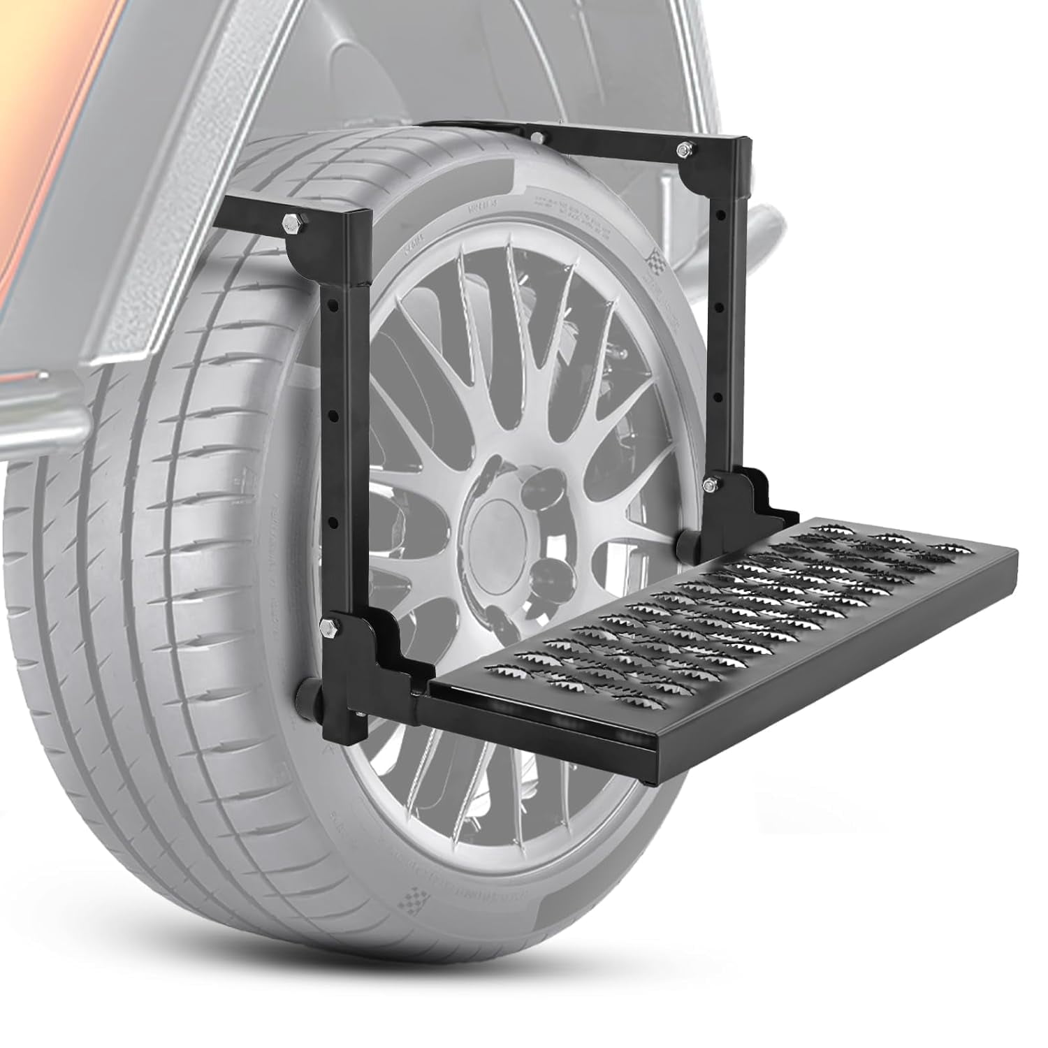 Nilight Folding Tire Step for Truck SUV RV, Heavy Duty Adjustable ...