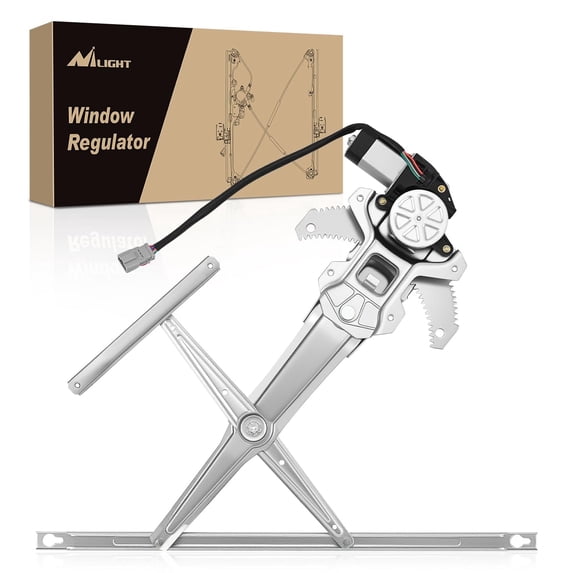 Nilight Front Left Window Regulator with Motor, Compatible with 1997 1998 1999 2000 2001 Honda CR-V, Power Window Lift Motor Assembly, Driver Side, OE Replacement