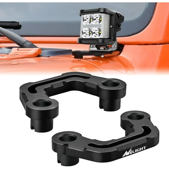 Nilight Front & Rear Inner Fender Liners Wheel Cover Fit for 2018-2024 Wrangler JL JLU (4-Door/2-Door) Unlimited Bolt-on Style Fender Flares Splash Guards