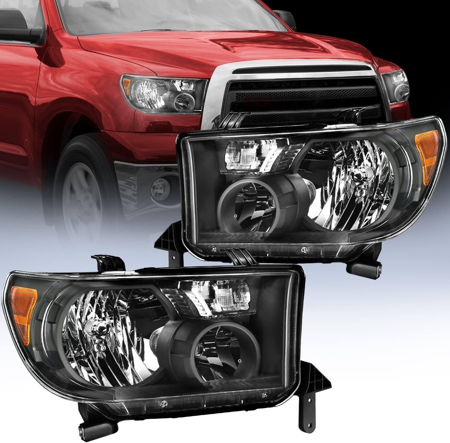 Nilight Headlight Assembly for 2007 2008 2009 2010 2011 2012 2013 ...