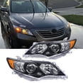 thumbnail image 1 of Nilight Headlight for 2012 2013 2014 Toyota Camry L/LE/XLE/Hybrid LE XLE Headlamp Replacement Black Housing Amber Reflector Driver and Passenger Side, 1 of 7