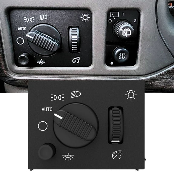 Nilight Headlight Dimmer Switch for 2003-2007 Chevy Silverado 1500 2500 3500 2003-2006 GMC Sierra 1500 2500 Cadillac Escalade with White Led Light