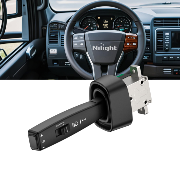 Nilight Heavy Duty Turn Signal Combination Lever Switch for 2005-2012 Volvo Bus F FL FH FM FMX NH VN VNL VNM, OE 20797836 Replacement