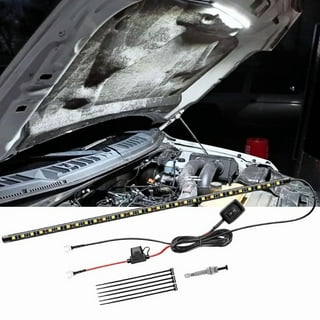 Underhood Light Bar Universal Under Hood LED Light Kit – White, 12V, Automatic On/Off, Fits Any Car/Truck Off Road Hood Lights - Foto 4