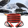 thumbnail image 1 of Nilight Jumper Cables for Car Battery 6 Gauge 16 FT Booster Cable Heavy Duty 450 A CCA Jumper Cable with Carrying Bag Jump Start Battery Kit for Pickup Vans Sedan Motorcycle, 1 of 7