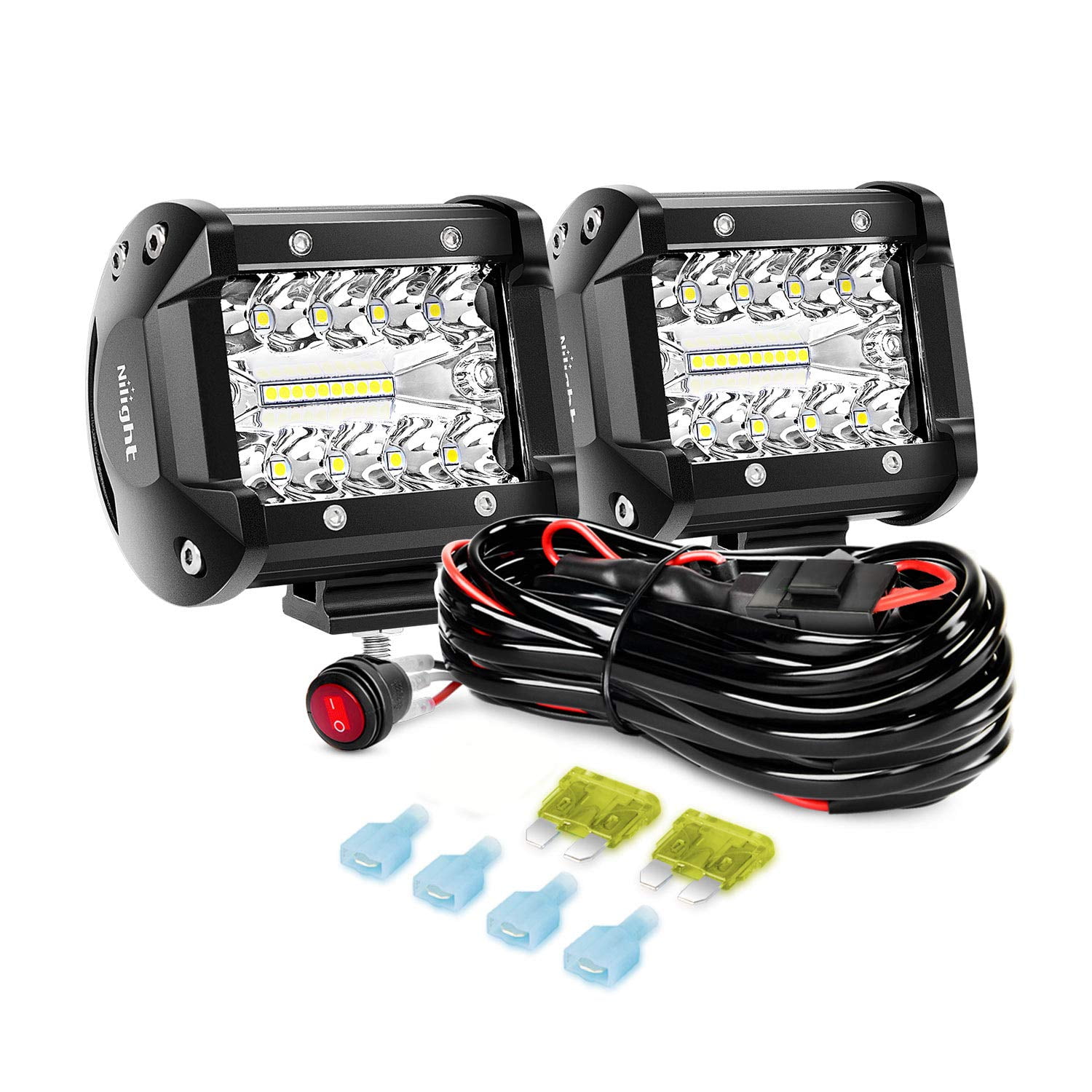 Willpower Led Light Bar25inch 162W /28inch 180W /36inch 234W Offroad  Driving Work Light Bar Truck 4WD ATV Car you can choose Wire Harness Cable  Kit or not