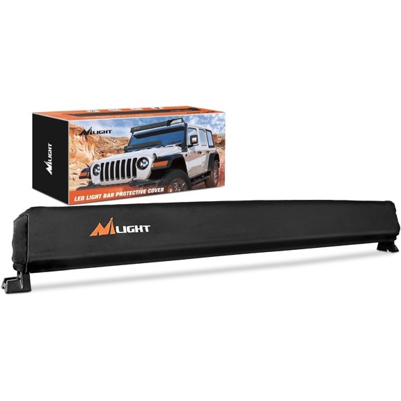 Nilight LED Light Bar Cover 42 Inches Black Nylon Protective Sleeve Universal Fit Straight and Curved Bar Waterproof Dustproof Scratch-Proof Light Cove for Driving Off Road Lights