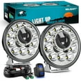 thumbnail image 1 of Nilight LED Light Pods 5.75 Inch 12LED Round Offroad Driving Lights 2 PCS night vision Super Bright Spotlights w/16AWG Rocker Switch Wiring Harness Kit for Truck ATV UTV, 1 of 9