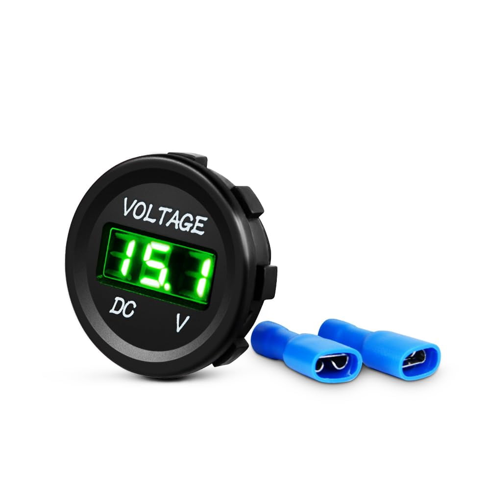 Volt Screen Nilight LED Digital Display Voltmeter Panel 12V DC Waterproof Digital ...