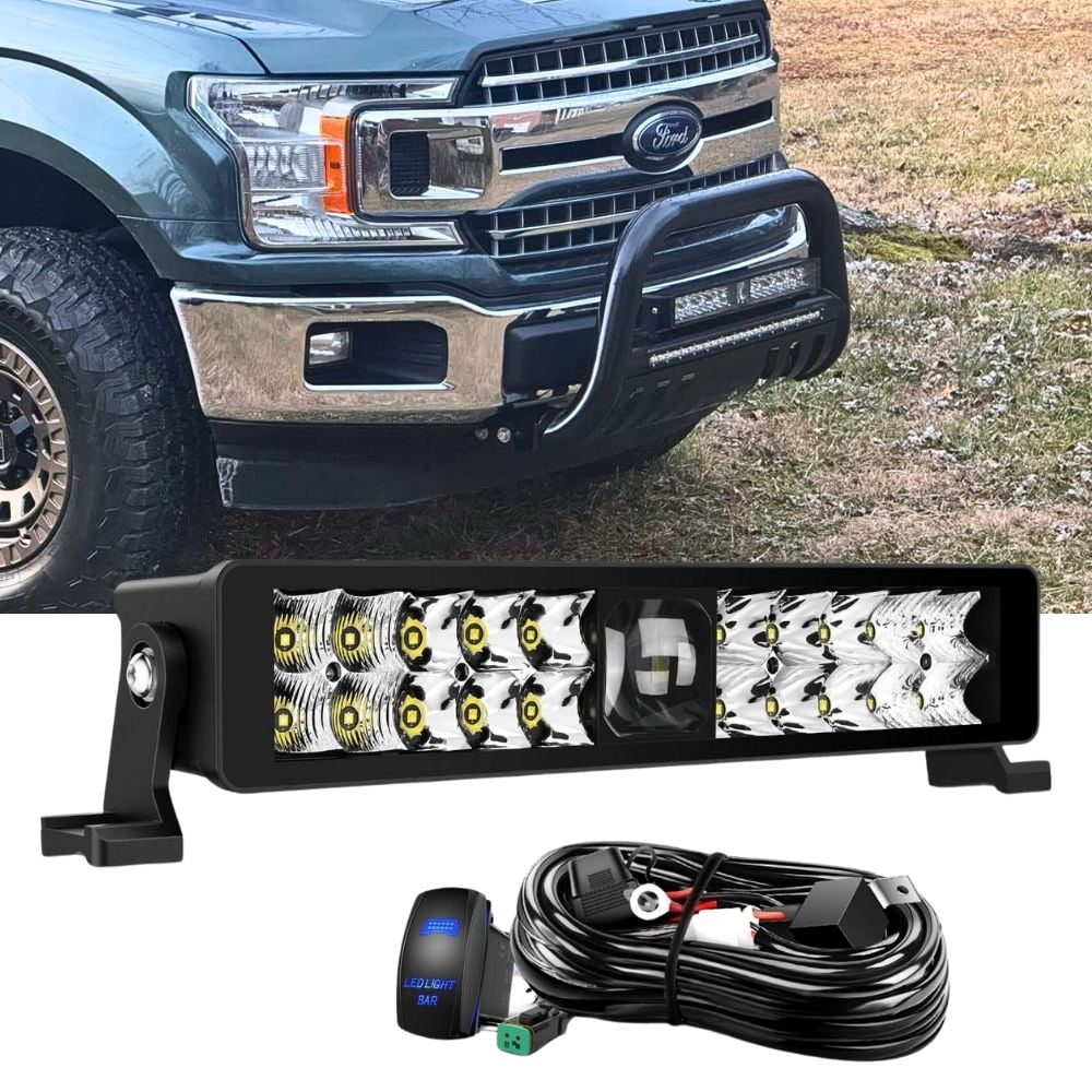 LED LED Light Bar Car & Truck Light Bars 14 Inch 300W LED Light Bar - Spot Flood Combo, 30000LM, IP68, For Trucks, ATV, SUV Atv Light Bar