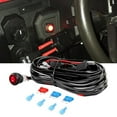 thumbnail image 1 of Led Light Bar 15 FT Wiring Harness Kit - 2 Leads 16AWG 12V On/Off Switch Power Relay Blade Fuse for Off Road Lights Led Work Light, 1 of 7
