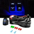 thumbnail image 1 of Nilight Led Light Bar Wiring Harness Kit 12AWG Heavy Duty 12V 5Pin Rocker Switch Laser On off Waterproof Switch Power Relay Blade Fuse-1 Lead, 1 of 7