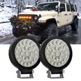 thumbnail image 1 of Nilight Led Light Pods 2Pcs 4.3inch 25Led Flood Beam Round Driving Work Lights Built-in EMC Super Slim Offroad Lights Ditch Lights for Tractor Truck Motorbike Boat ATV, 1 of 7