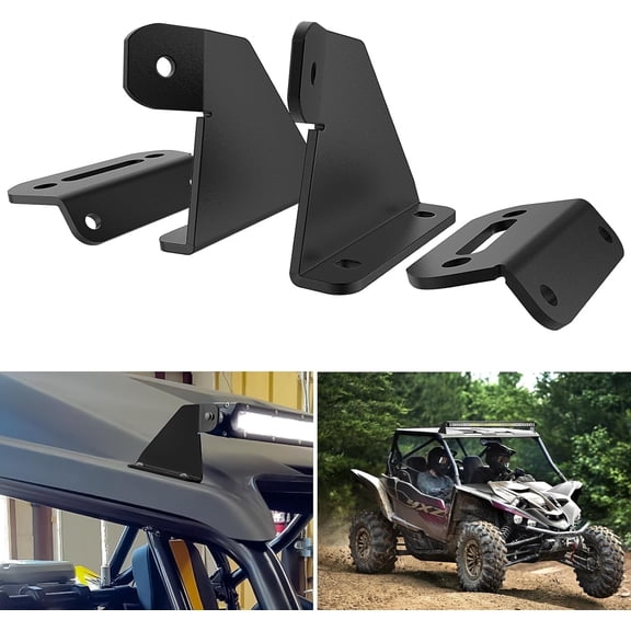 Nilight Light Bar Mounting Brackets for 40-42 Inch LED Straight Curved Lights UTV Roof Upper Windshield Compatible with Yamaha YXZ 1000 1000R Models 2016 2017 2018