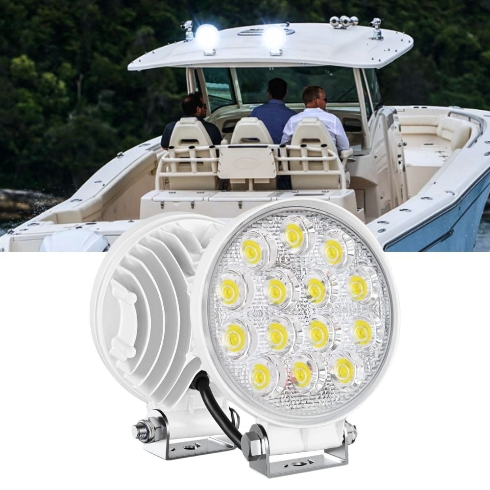 Nilight Flood Beam LED Light Bar for Kayaking Boat Deck Dock Lights for Night Fishing